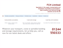 Tablet Screenshot of fchlimited.com